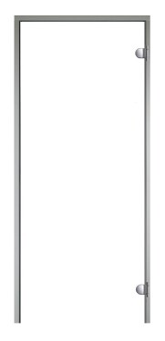 Náhradní hliníkový rám ke dveřím HARVIA ALU, kompletní, šedý