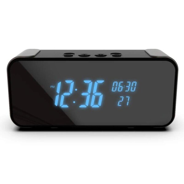 Bluetooth budík se skrytou 4K WiFi kamerou - KP04