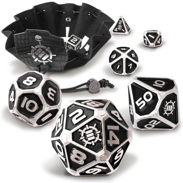 Dungeons & Dragons Sběratelský set kostek (černý)