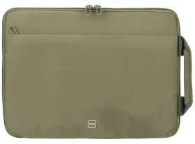 Tucano Sandy Sleeve zelená / Pouzdro na notebook / 13"-14" / přední kapsa (BFSAN1314-VM)