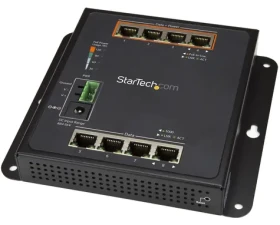 StarTech Switch 8 portů PoE+ / Switch / Unmanaged / 4x RJ45 / 4x PoE+ / 2 Gbit/s (IES81GPOEW)