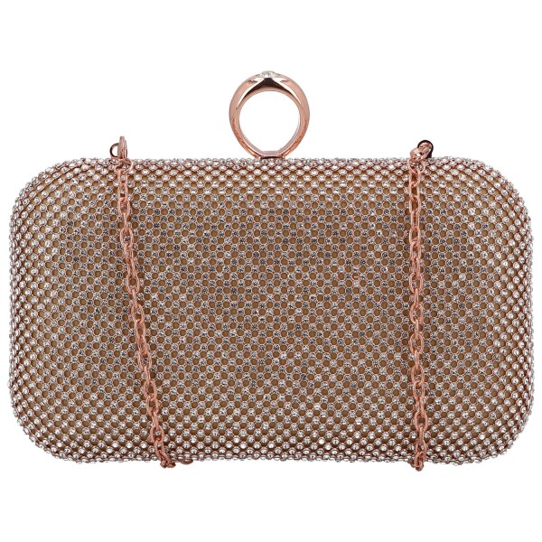 Luxusní plesová kabelka Moon Fanni, růžová