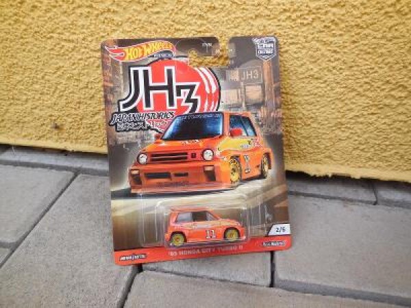 ´85 Honda City Turbo - Hot Wheels Japan Historics 3 REAL RIDERS