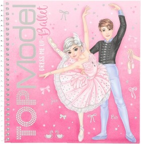 Top model Top model, 13611, Dress me up Ballet, kreativní kniha se samolepkami