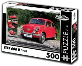 RETRO-AUTA Puzzle Fiat 600 D (1966, č. 41)