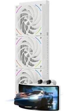 THERMALRIGHT Rainbow Vision 360 Turbo ARGB bílá / Komplet vodního chlazení CPU / 360mm (Rainbow Vision 360 Turbo Argb White)