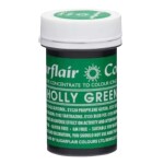 Sugarflair Gelová barva (Holly green) 25g