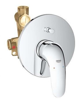 GROHE - Eurostyle Vanová baterie pod omítku s tělesem, chrom 23730003