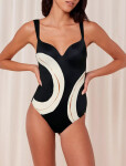 Dámské jednodílné plavky Summer Allure OWP 01 černé - Triumph 38E