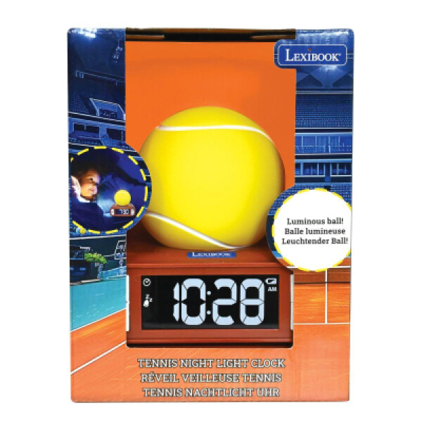 Lexibook budík tenis se svítícím míčem