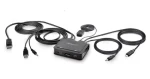 StarTech C2-D46-UAC-CBL-KVM / KVM přepínač / 2-portový / USB-A/USB-C hybridní kabel / 5120x1440 px (C2-D46-UAC-CBL-KVM)