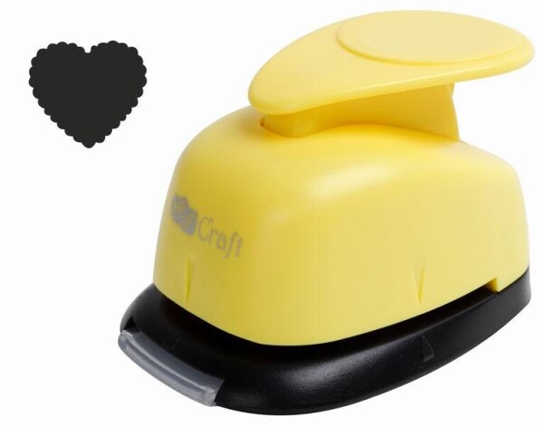 Děrovačka dekorační 75mm DP Craft - Vroubkované srdce