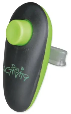 TRIXIE Klikr s poutkem na prst / Klikr / Otočné poutko / Kov, PVC, plast (G14-22860)