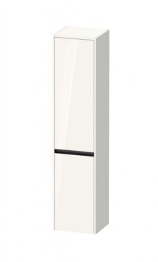 DURAVIT - Ketho.2 Vysoká skříňka 176x40x36 cm, 2 dvířka, panty vlevo, lesklá bílá K21329L22220000