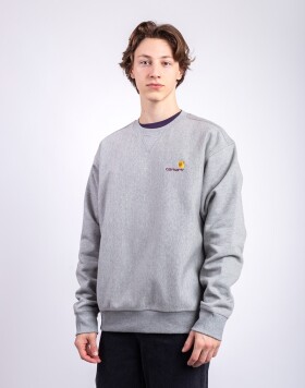 Carhartt WIP American Script Sweat Grey Heather M