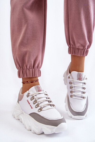 Dámské Tenisky na platformě Cross Jeans KK2R4071C Bíle 36
