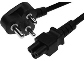 MicroConnect Power Cord India typ D - C5 1.8m černá / Indická koncovka (PE010818INDIA)