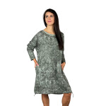 HOSH Mikinové šaty BLAIR Velikost: UNI, Barva: Černá