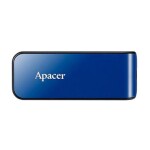 Apacer AH334 64GB modrá / Flash Disk / USB 2.0 / s výsuvným konektorem (AP64GAH334U-1)