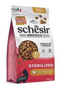 Schesir Cat Animal Monoprotein Sterilized kuřecí 400g