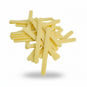 Cake star Akrylatové tyčky na nanuk žlutá délka 11,5cm (10ks)