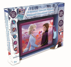 Lexibook francouzsko-anglický vzdělávací notebook Frozen se 124 aktivitami - Alltoys Lexibook