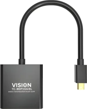 Vision Professional černá / Adaptér / Mini DisplayPort - VGA / M-M (TC-MDPVGA/BL)