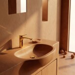 REA - Umyvadlová baterie PREMIUM Vision Gold Low REA-B6341