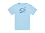 Troy Lee Designs Badge pánské triko krátký rukáv Dawn blue vel. S