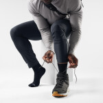 Unisex merino městské ponožky SMARTWOOL Everyday Athletic Crew Socks, Black velikost: 42-45 (L)