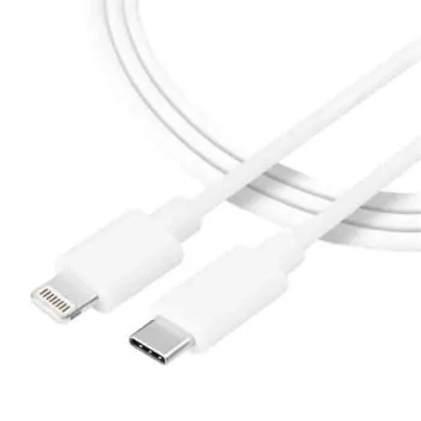 Tactical Smooth Thread Cable USB-C - Lightning 1m bílá (8596311153068)