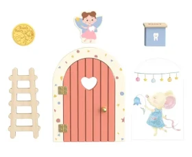 2Kids Toys Kouzelná dvířka Zoubkové víly / Dřevěná sada / FSC / od 3 let (2D98299)
