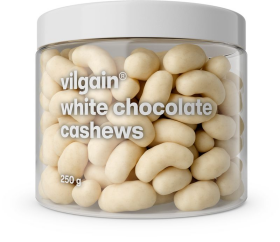 Vilgain Kešu v čokoládě – 3× bílá čokoláda 250 g