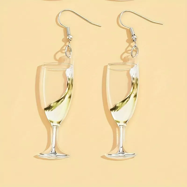 Dovoz Náušnice bílé víno