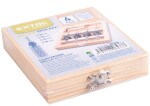 Sada vrtáků do dřeva se záhlubníkem, 4 díly, EXTOL CRAFT průměr 3-4-5-6mm, délka 76-94 mm, balení 1 sada