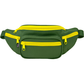 Brandit Ledvinka Waistbeltbag olivová | žlutá