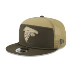 New Era Pánská kšiltovka Atlanta Falcons NFL 2025 Salute to Service 9FIFTY Split Panel Trucker Snapback