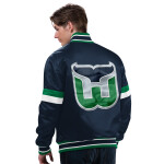 Starter Pánská bunda Hartford Whalers NHL Vintage Dive Play Varsity Satin Jacket Velikost: XL
