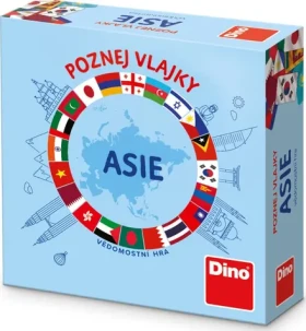 Dino Cestovní hra Poznej vlajky - Asie