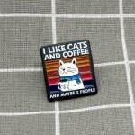 Pinarna.cz Kočka s kávou - I like cats and coffee and maybe 3 people / Mám rád(a) kočky a kávu a asi tak tři lidi