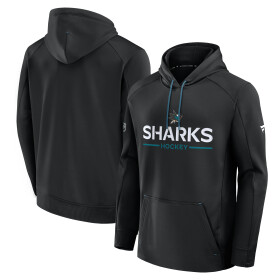 Fanatics Pánská mikina San Jose Sharks NHL Authentic Pro Rink Poly Fleece POH Velikost: M