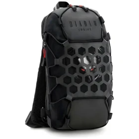 Diablo Chairs Sling Bag černá / Batoh přes rameno / 3 l / voděodolný / USB port (1444)