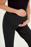 Dámské těhotenské kalhoty 3058 černá