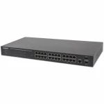 Intellinet Switch 24x GE Web-Managed PoE+ / Switch / 24-port / 1000 Mbps / 2x SFP / 24x PoE+ / 19" (560559)
