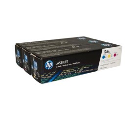 HP 126A CMY 3-pack LJ Toner Cart, CF341A (1,000 / 1,000 / 1,000 pages) - originální EDF_692314