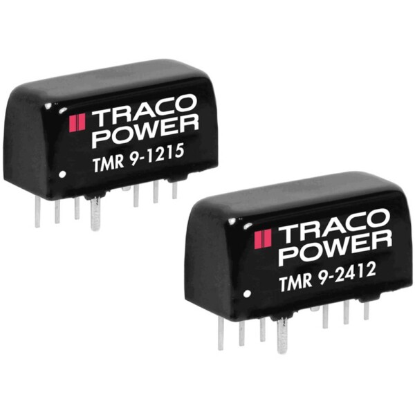 TracoPower TMR 9-2412 DC/DC měnič napětí do DPS 24 V/DC 12 V/DC 1 A 9 W Počet výstupů: 1 x Obsah 10 ks