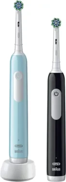 Oral-B Pro Series 1 Cross Action Duo / Elektrický zubní kartáček / oscilační / 3 režimy / časovač / senzor tlaku (602119)