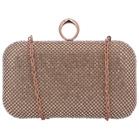 Luxusní plesová kabelka Moon Fanni, růžová