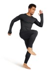 Pánské merino spodky ICEBREAKER Mens ZoneKnit 200 Leggings, Black velikost: XL