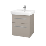 Dřevojas - Umyvadlová skříňka Q MAX SZZ2 55 - N07 Stone / Úchytka T01 / N07 Stone 198145A